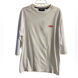 10Deep Raglan sleeve baseball tee white men XL NWT